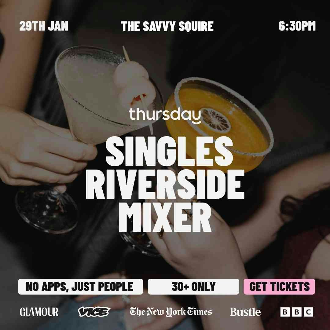 Thursday | Singles Riverside Mixer @ The Savvy Squire (30+) | Mooloolaba