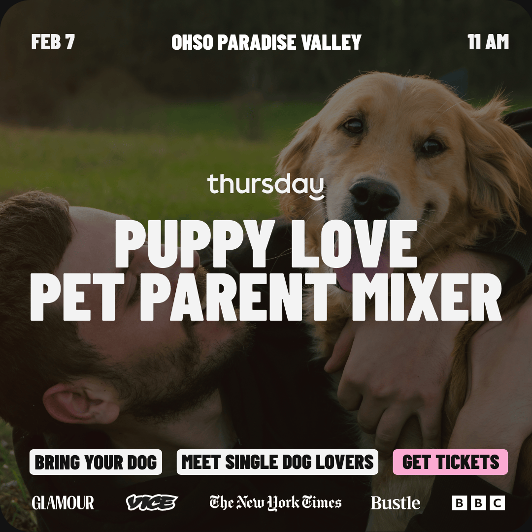 Saturday | Puppy Love Singles Mixer | Dog Parents & Dog Lovers | Bring Your Dog! @ OHSO | Paradise Valley