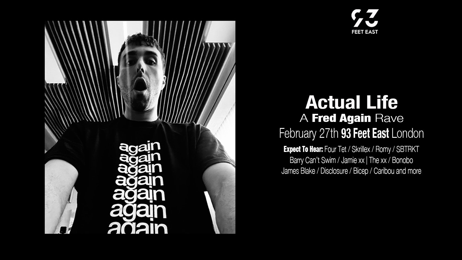 Actual Life: Fred Again Rave (London)