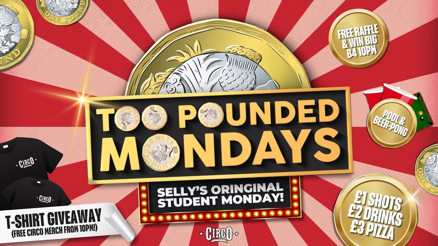 TOO POUNDED MONDAY [Selling Fast]