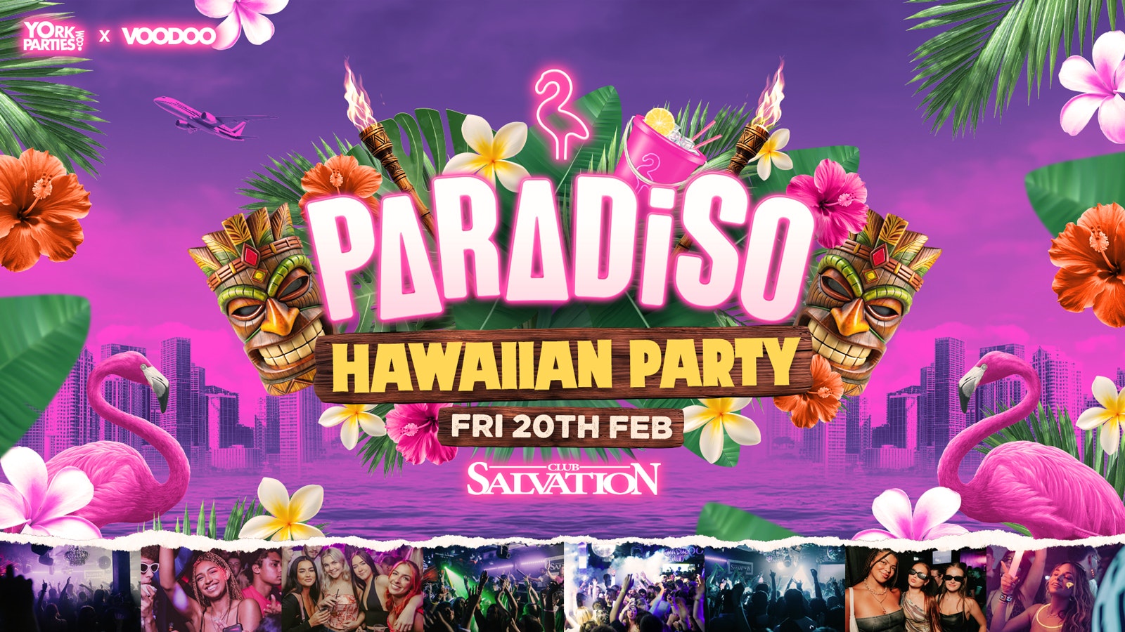 PARADISO FRIDAYS Hawaiian Party 🥥🌴🌺🍍🌸🦩
