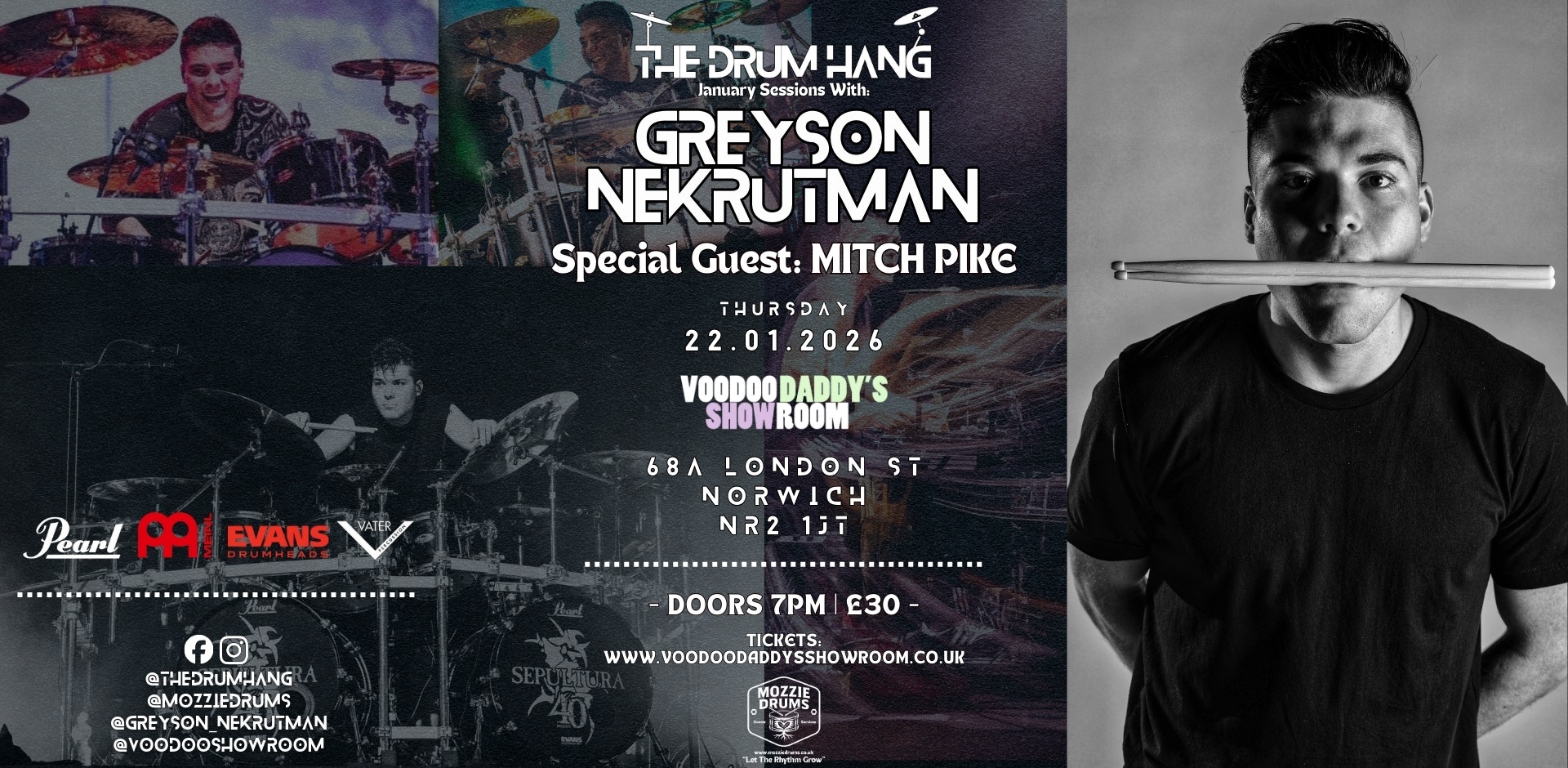 Greyson Nekrutman | The Drum Hang: January Sessions