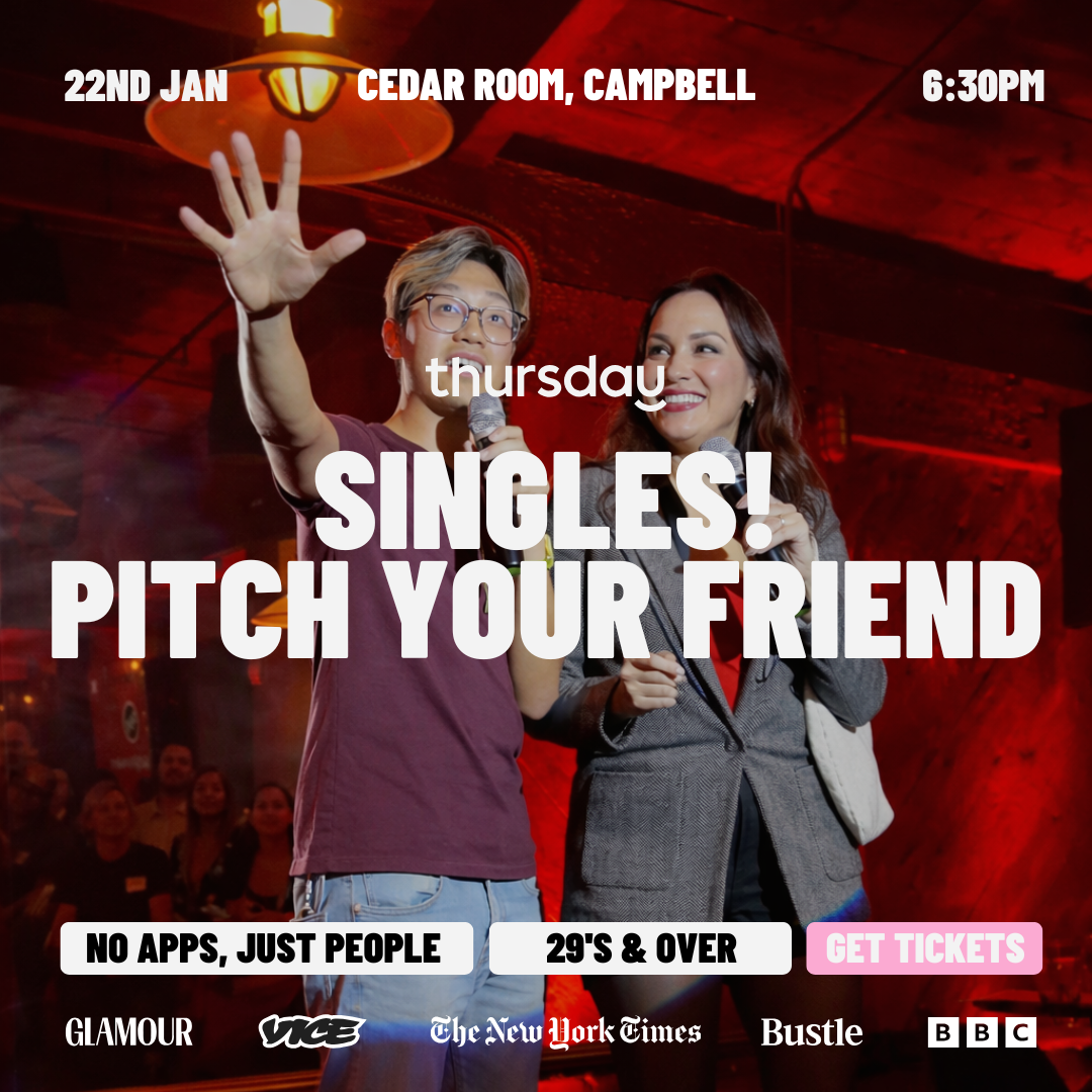 Thursday | Pitch Your Friend (29+) | Campbell