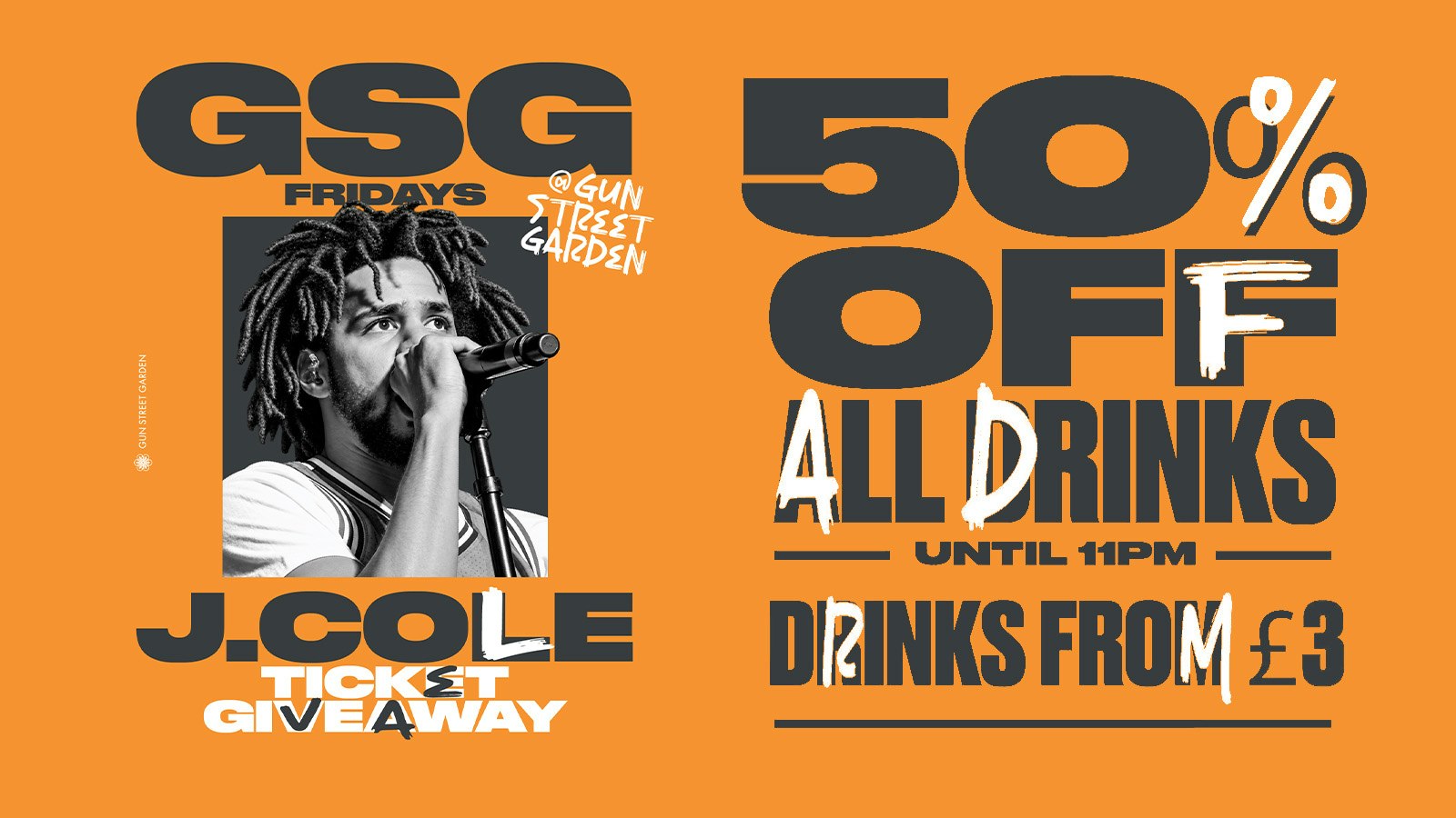 GSG FRIDAYS: J COLE CONCERT TICKET GIVEAWAY🎤 🖤
