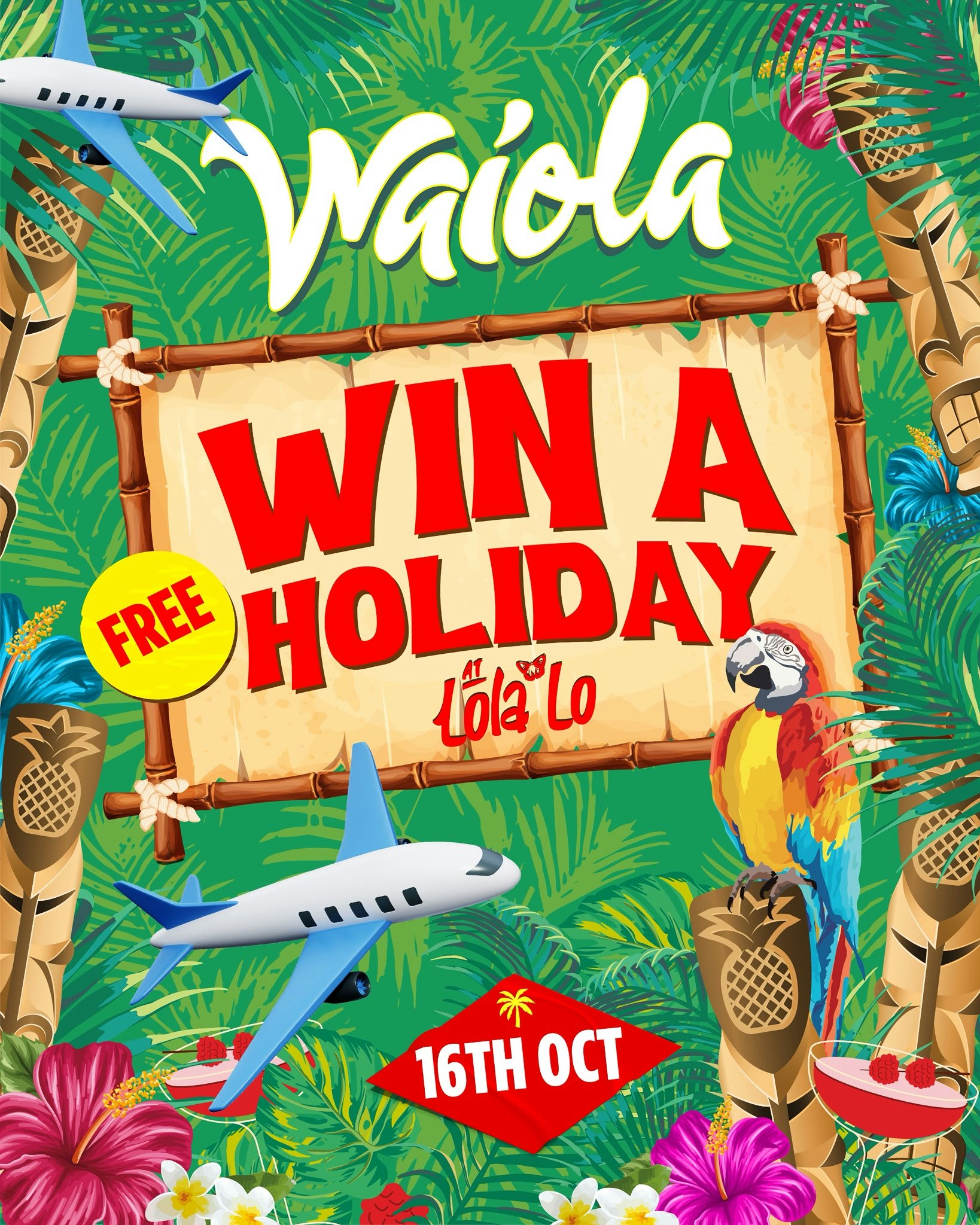 WAIOLA: WIN A FREE HOLIDAY ✈️🌴