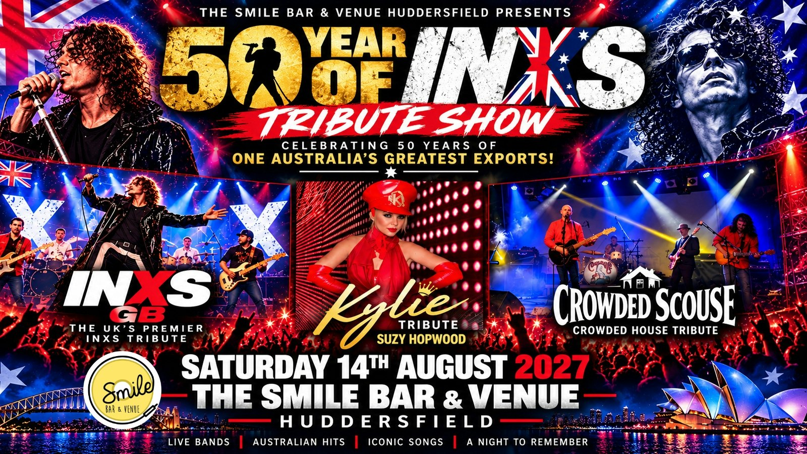 50 YEARS OF INXS CELEBRATING TRIBUTE SHOW, WITH SPECIAL GUESTS