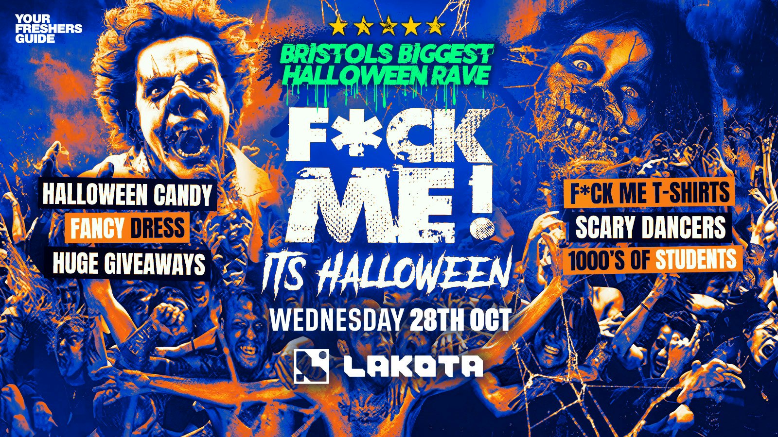 F*CK ME It’s Halloween | Bristol Freshers 2026 – Tickets Selling Fast ⚡