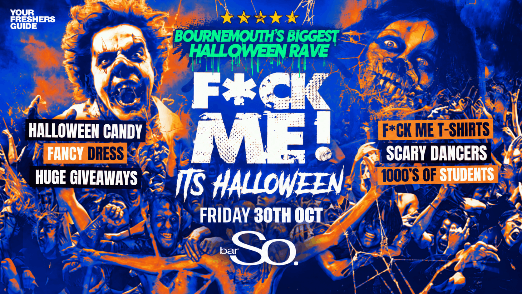 F*CK ME It’s Halloween | Bournemouth Freshers 2026 – Tickets Selling Fast ⚡