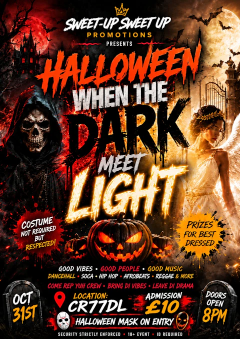 Halloween When Dark Meet Light