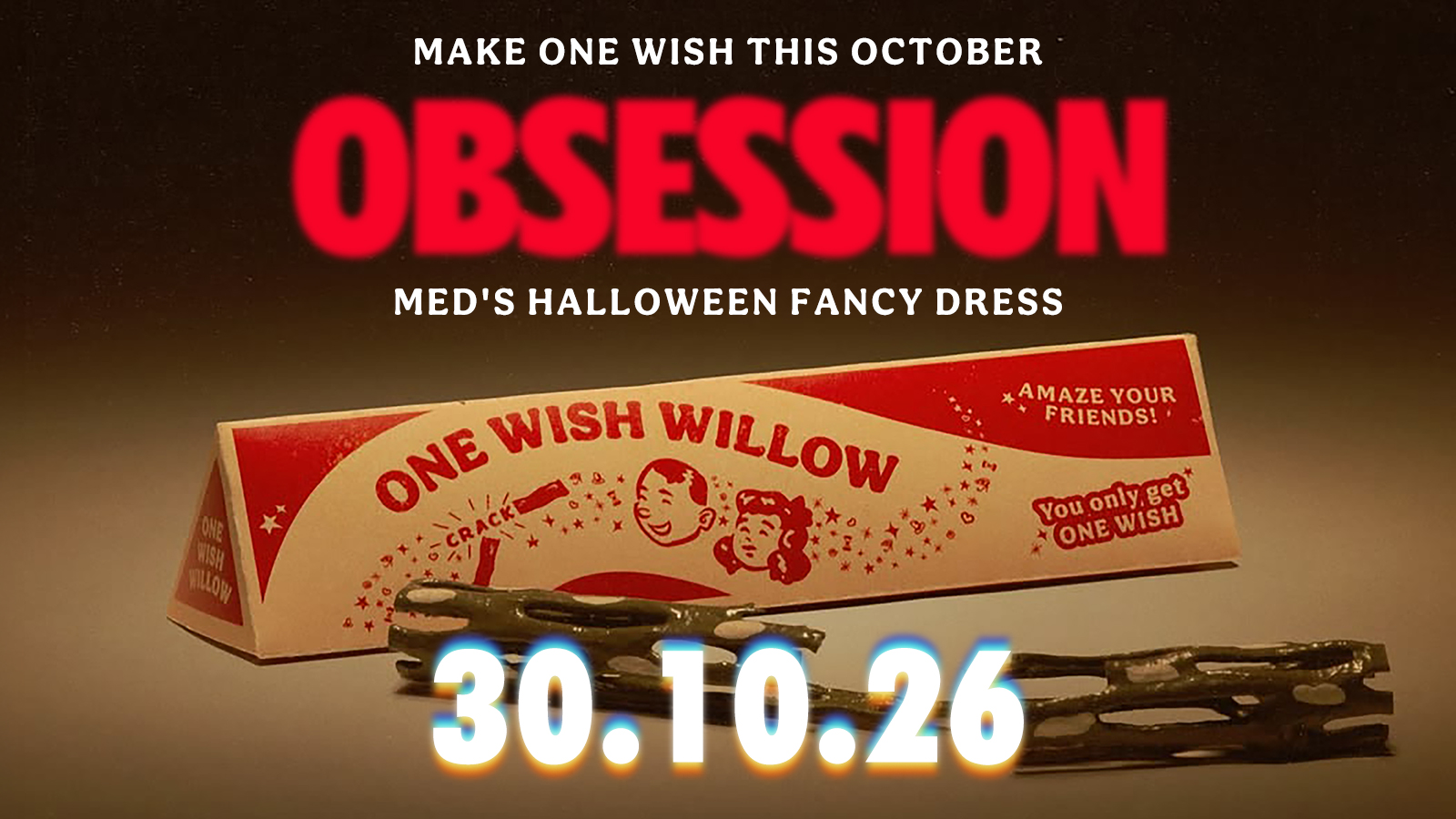 HALLOWEEN ‘OBSESSION’ FRIDAY 🎃 FANCY DRESS 🖤 MED LIVERPOOL 🎃 2000’s / HOUSE / POP / CHART 💣 £4 DBL VODKA & MIXER