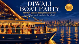 KCL India Society Diwali Boat Party 2026!
