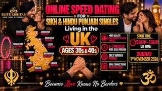 Online Speed Dating | For UK Sikh & Hindu Punjabi Singles in their 30s & 40s