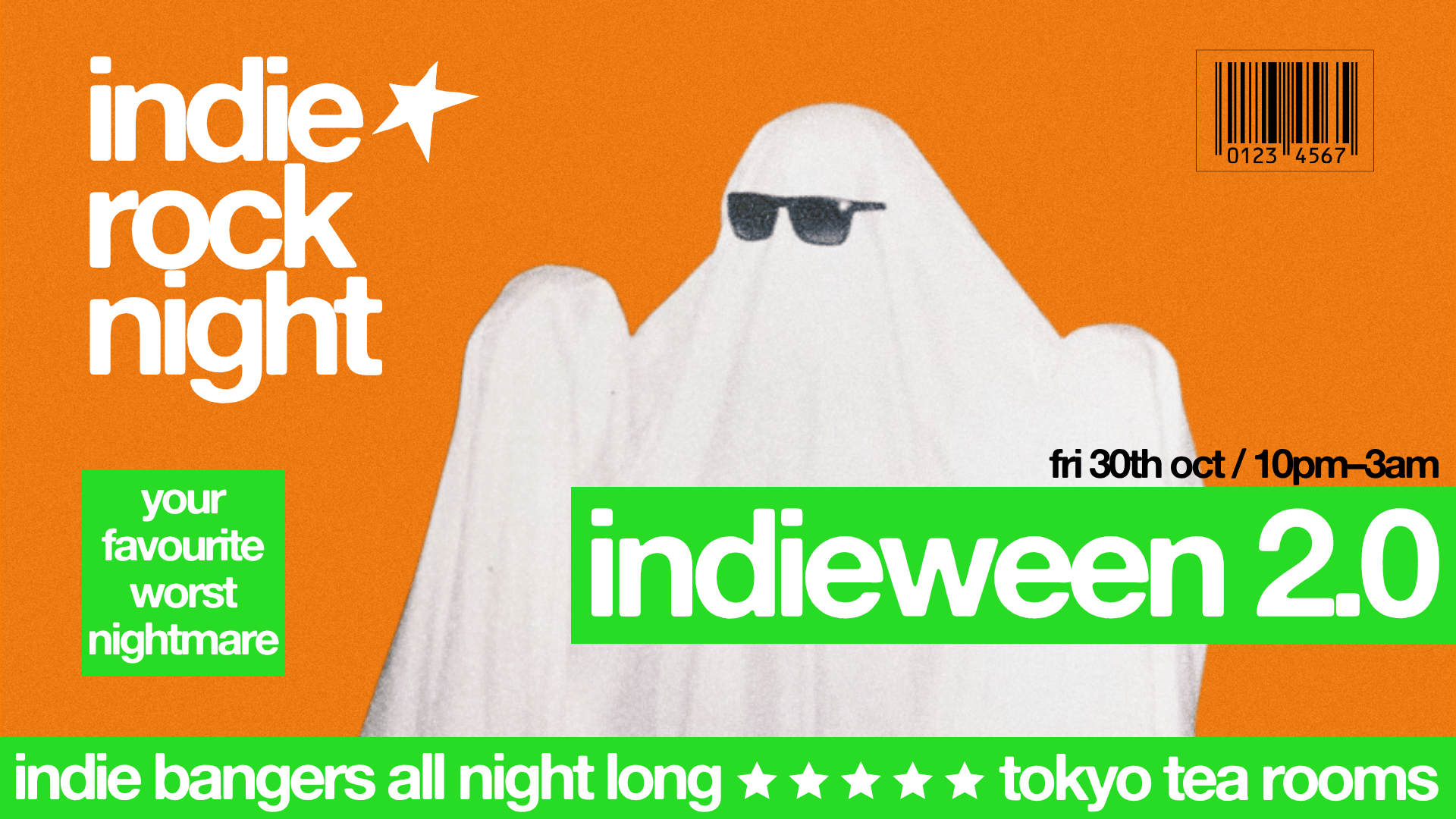 Indie Rock Night ∙ INDIEWEEN 2.0 (halloween special) | friday night takeover