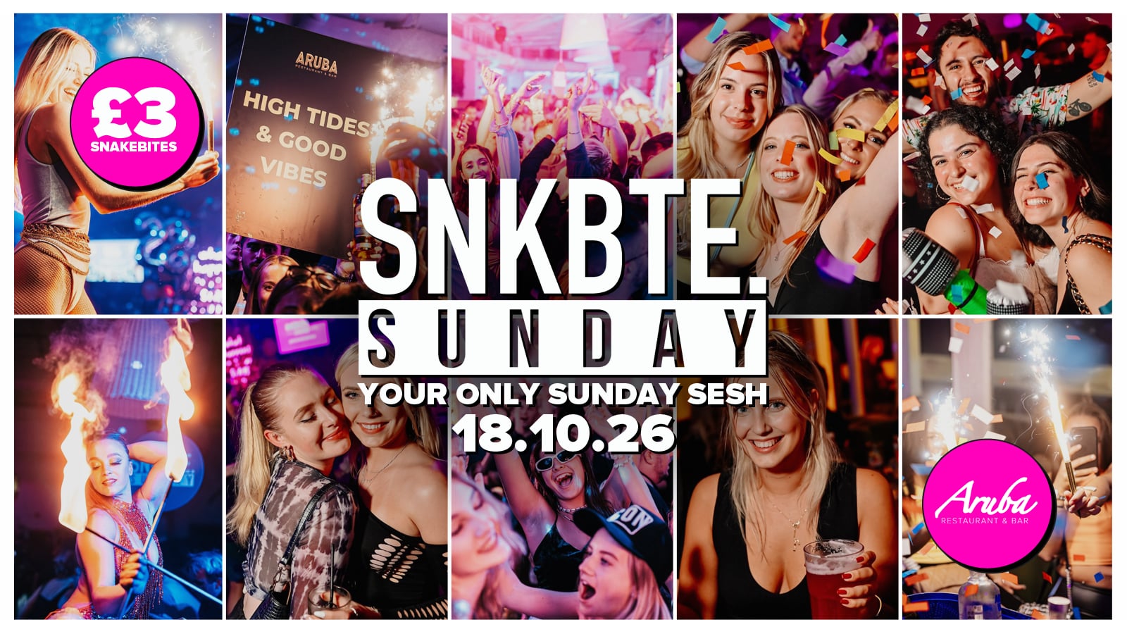 Snakebite Sunday @Aruba 18.10.26