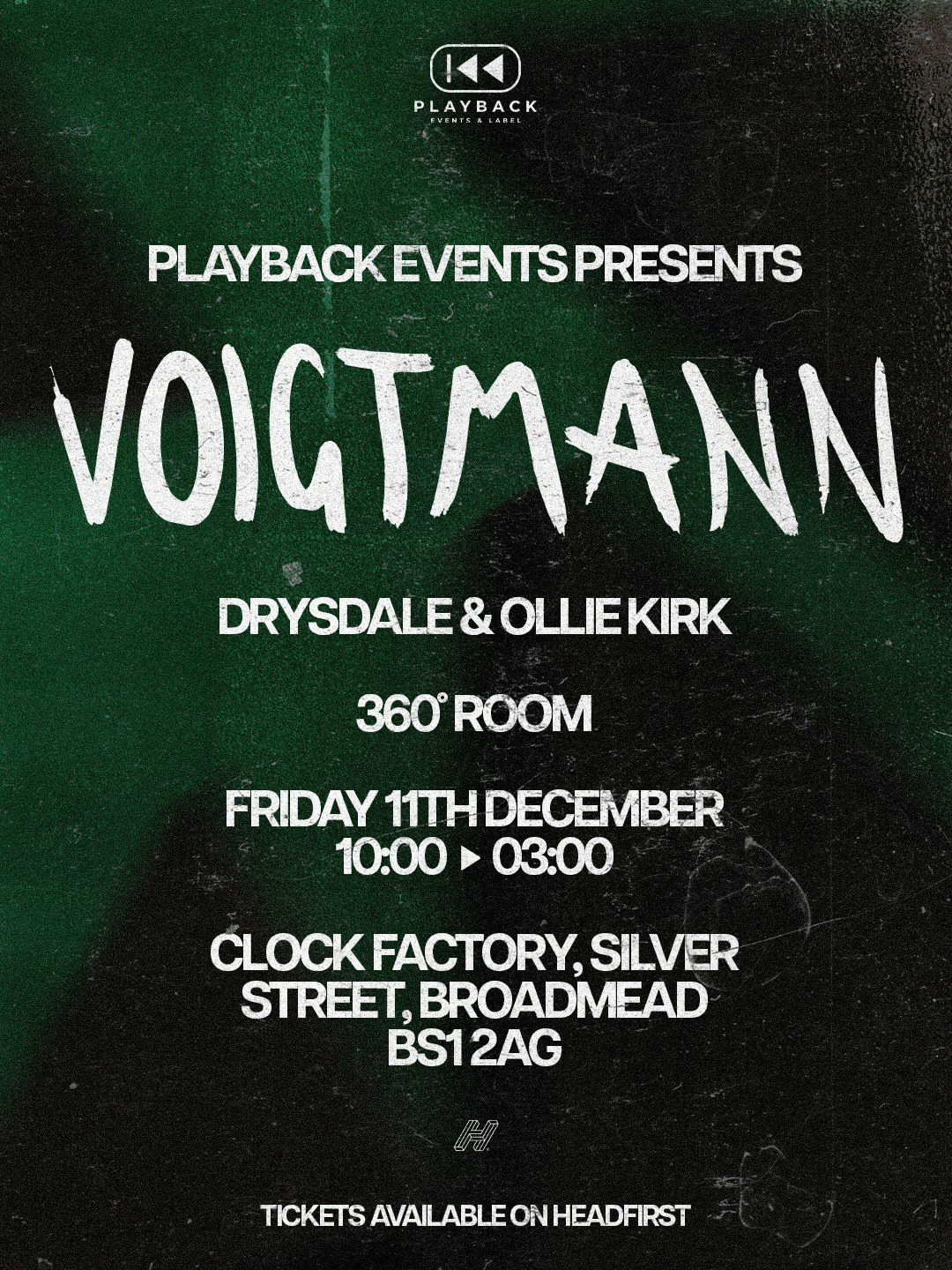 Playback Events presents: Voigtmann