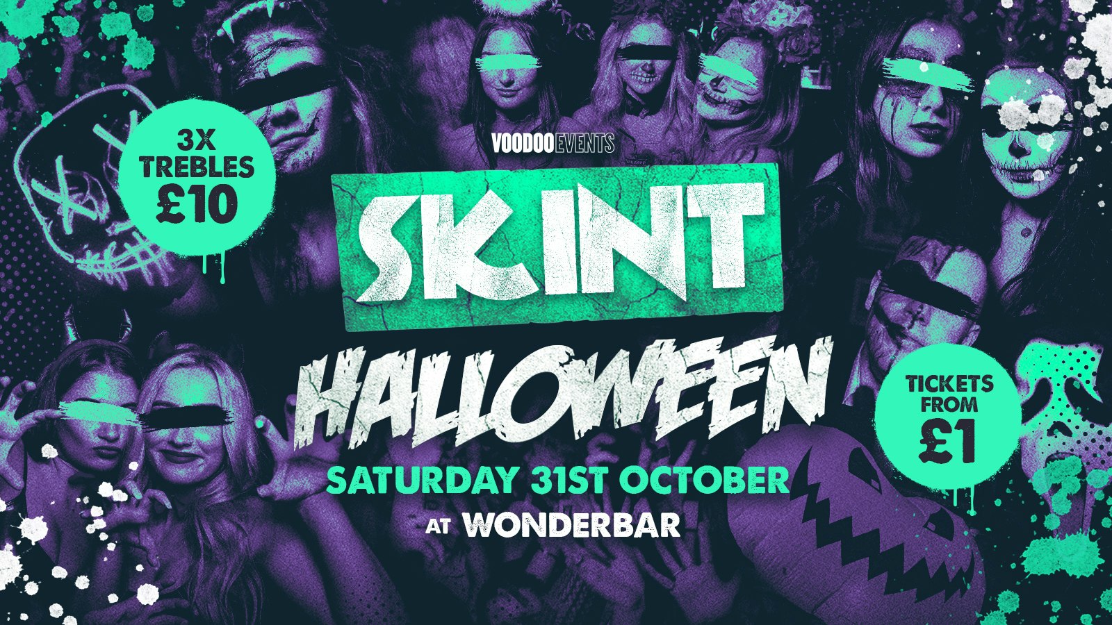 SKINT HALLOWEEN | WONDERBAR | 3 Trebles = £10!! 🎃