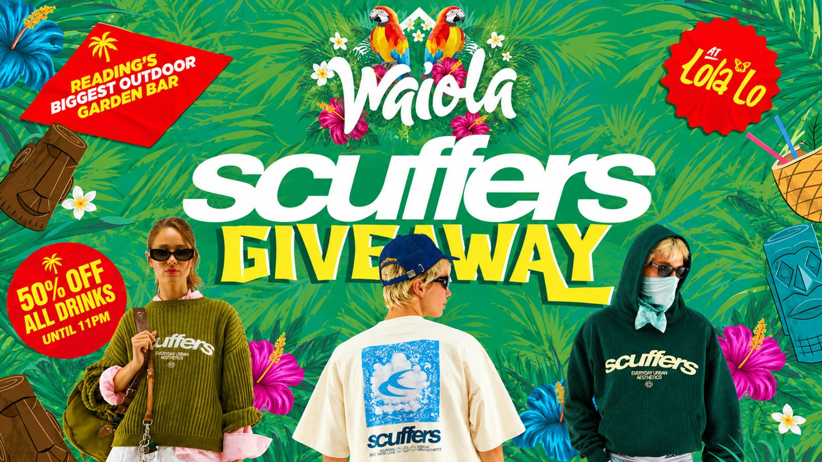 WAIOLA: SCUFFERS GIVEAWAY 🍹