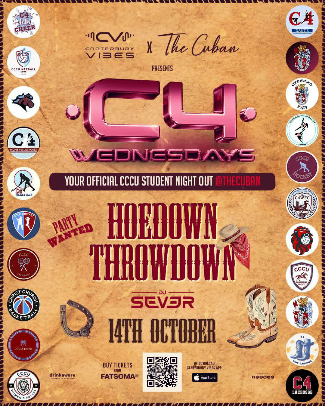 C4 WEDNESDAYS – HOEDOWN THROWDOWN