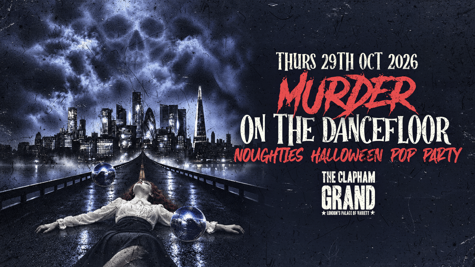 Murder On The Dancefloor – The 90s & 00s Throwback Halloween Party 💀👻