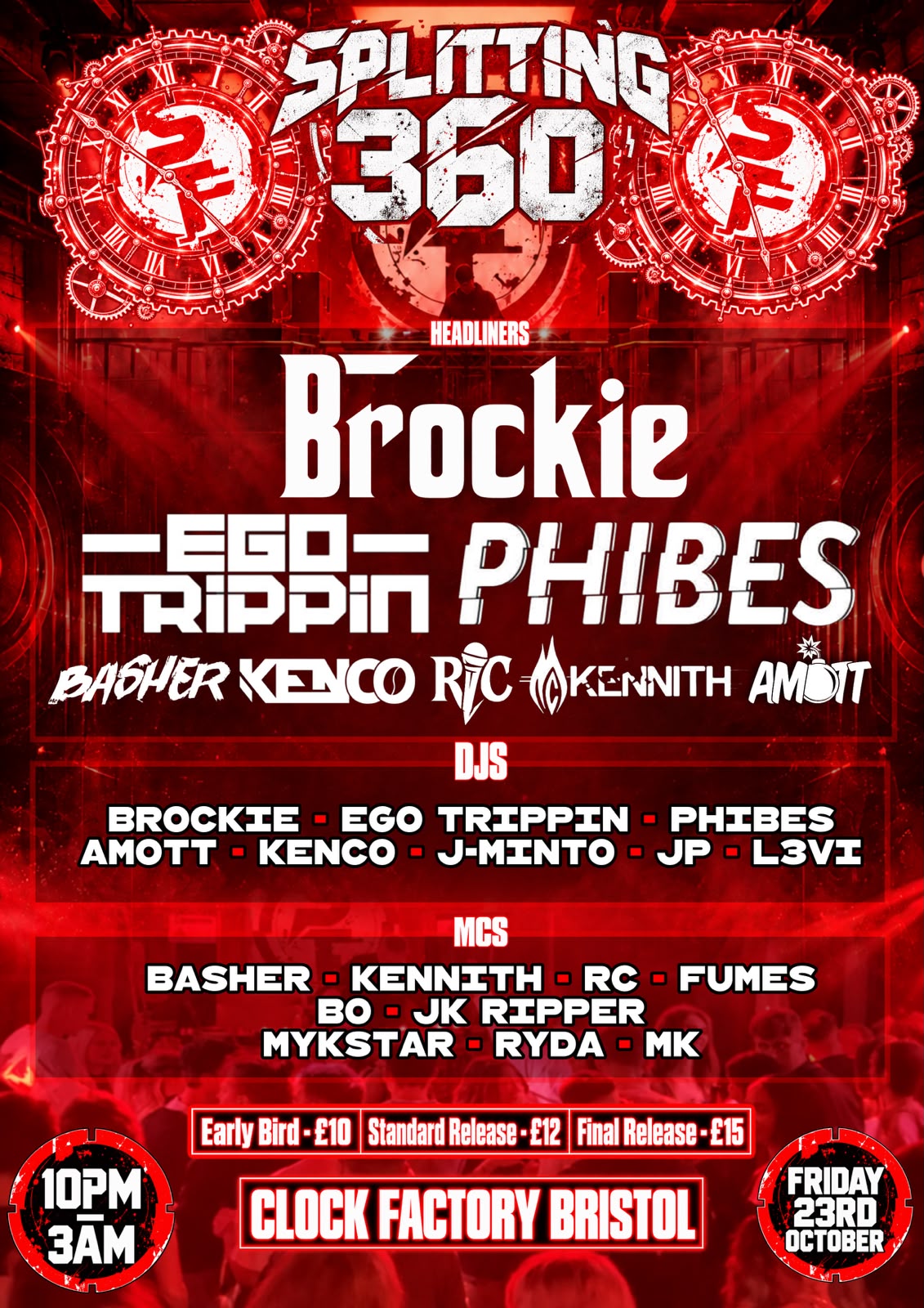Splitting 360°: Brockie, Ego Trippin, Phibes & More