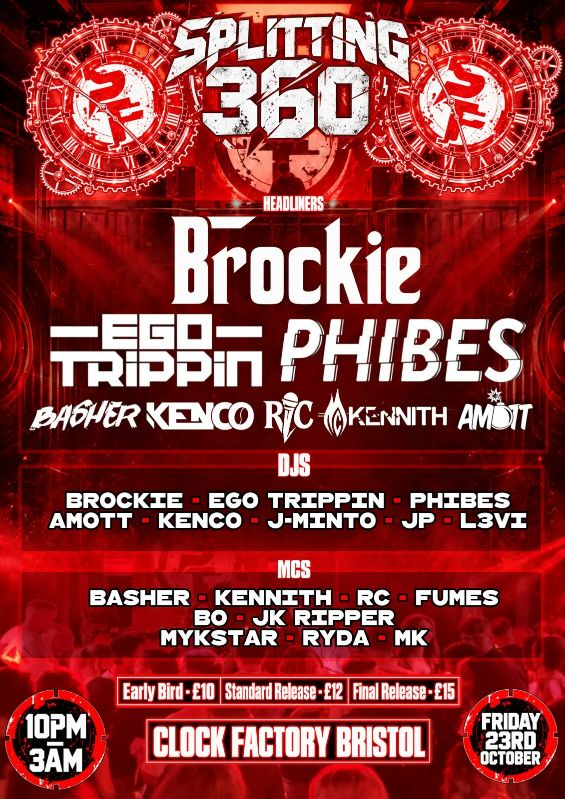 Splitting 360°: Brockie, Ego Trippin, Phibes & More