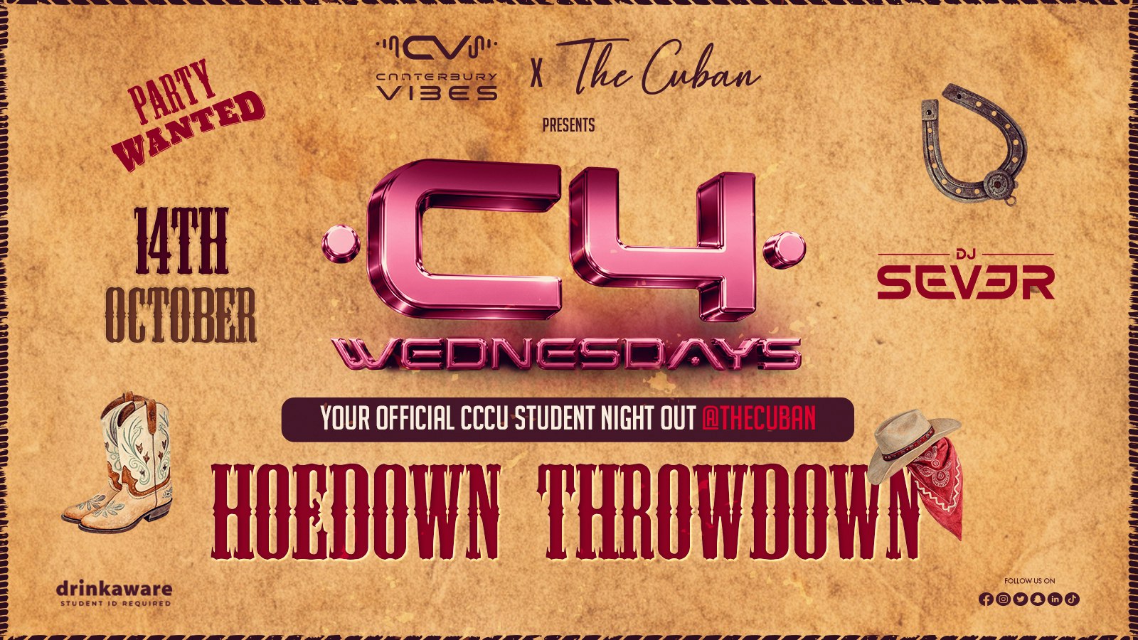 C4 WEDNESDAYS – HOEDOWN THROWDOWN