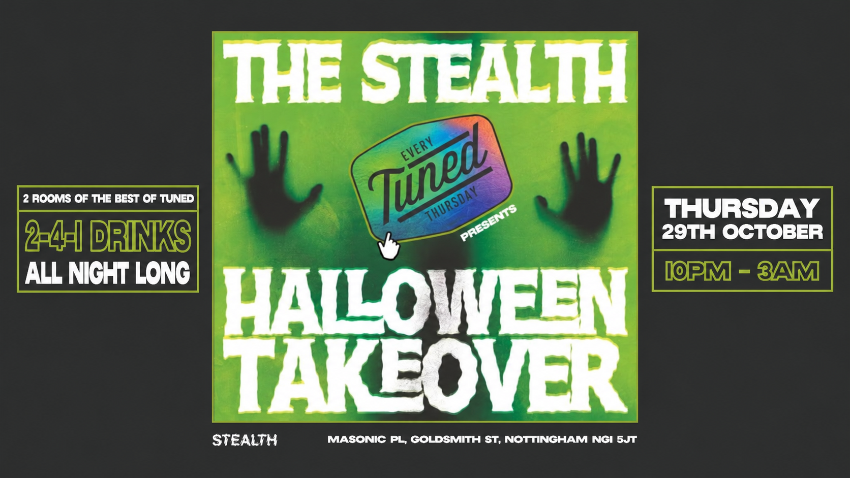Tuned x BCL Take Over Stealth! Halloween Special! 29/10/26