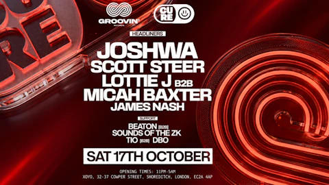Groovin' x Cure || Joshwa, SCOTT STEER + more