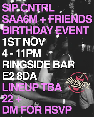 SAA6M 25th Birthday Presented By SIPCNTRL