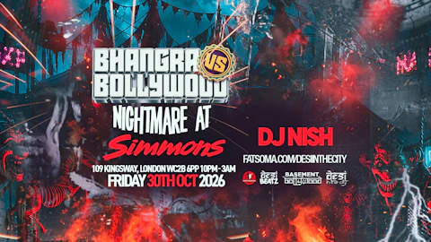 BHANGRA VS BOLLYWOOD : NIGHTMARE AT SIMMONS! | 30.10.26