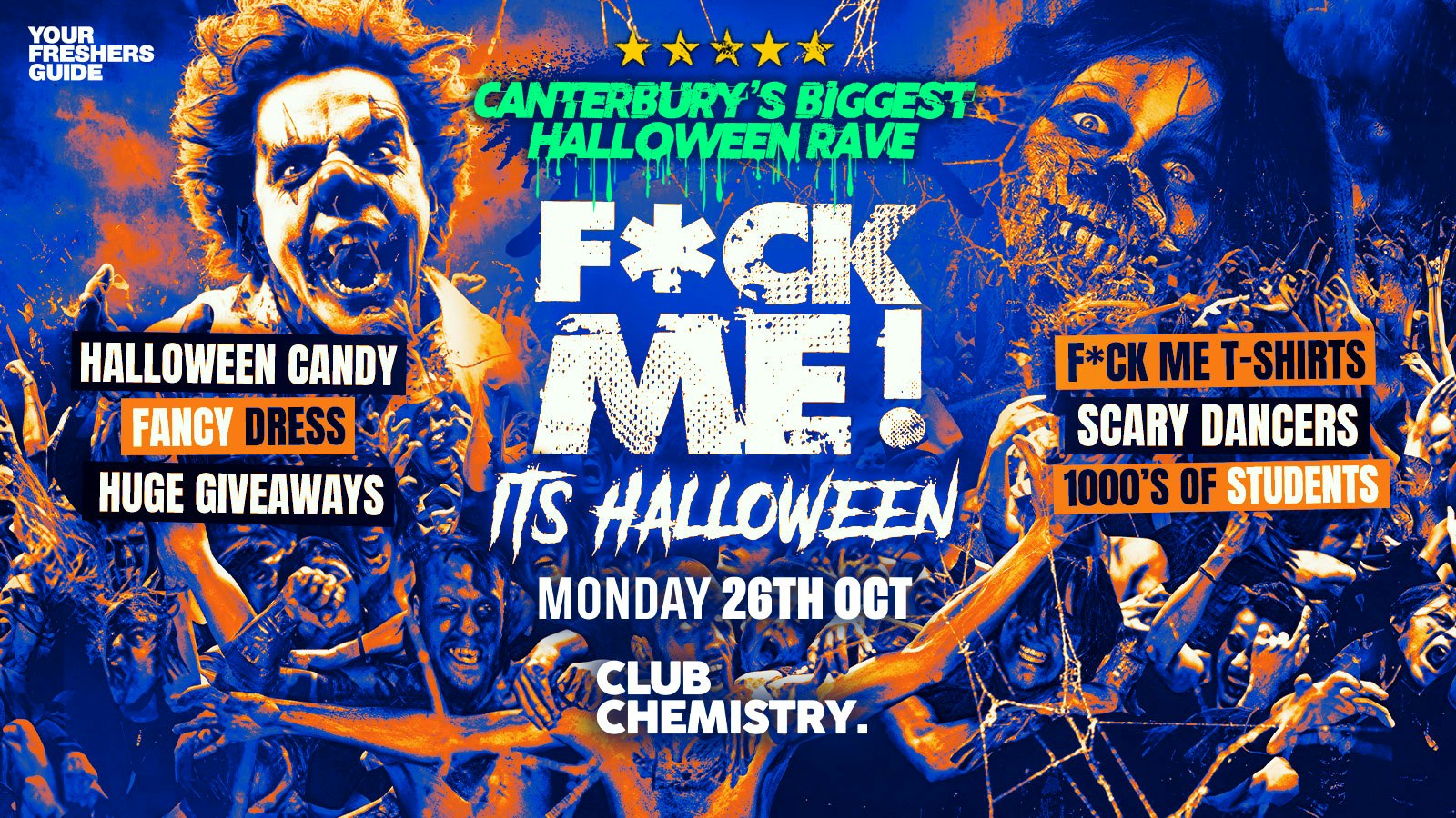 F*CK ME It’s Halloween – Canterbury Freshers 2026