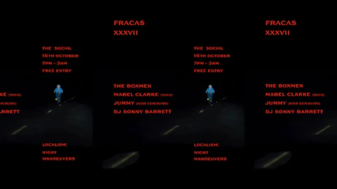 FRACAS: The Boxmen + Mabel Clarke (Solo) + Jummy + DJ Sonny Barrett