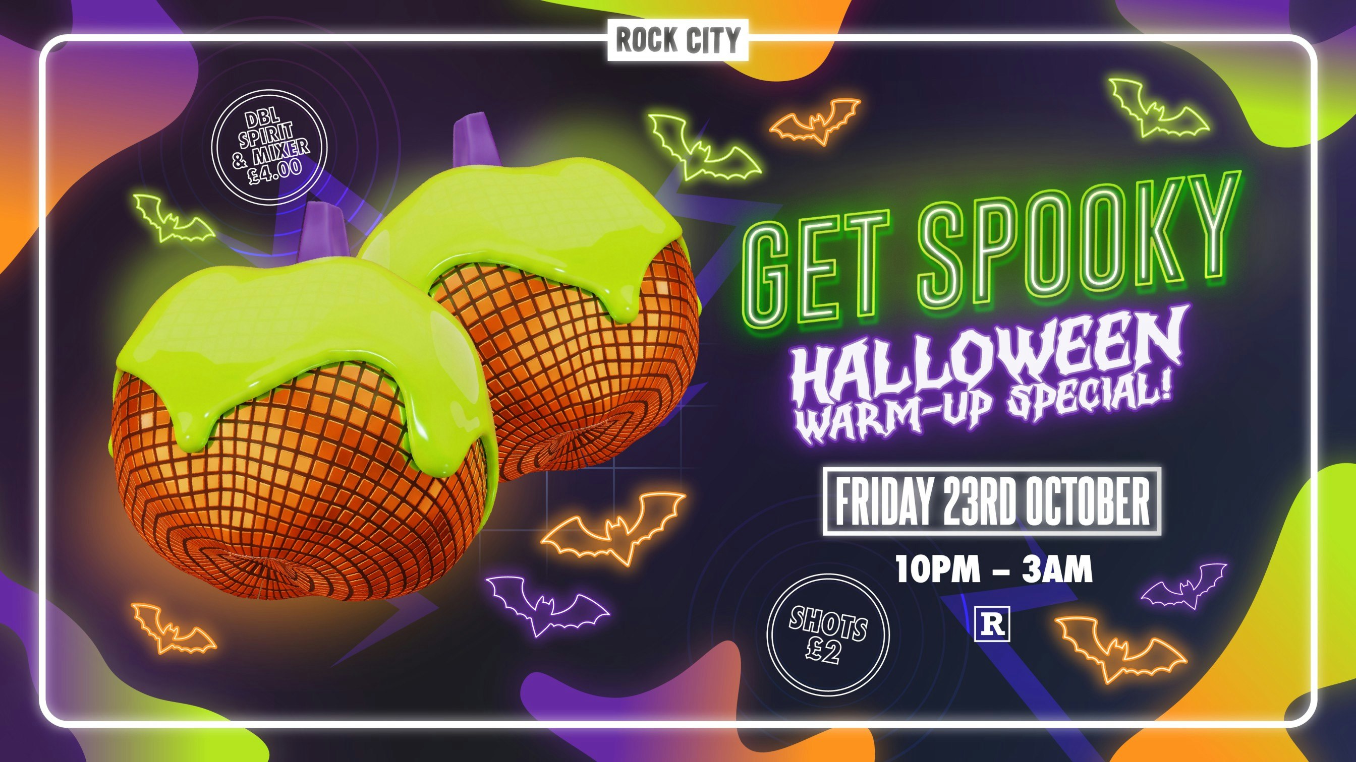 Get Spooky Halloween Warm-up Special! – Nottingham’s Biggest Friday Night – 23/10/26