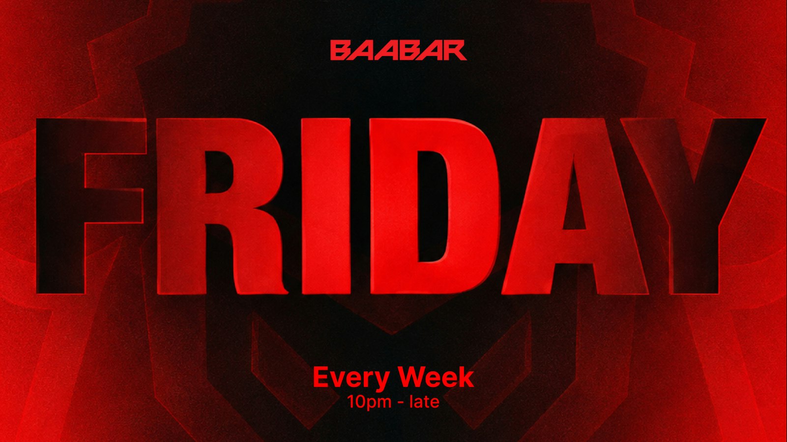 Baa Bar Fridays – 9th October