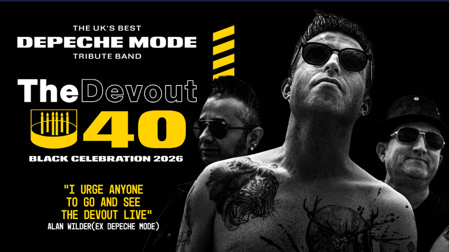 🚨 LAST FEW TICKETS! DEPECHE MODE’S GREATEST HITS starring No.1 tribute The Devout