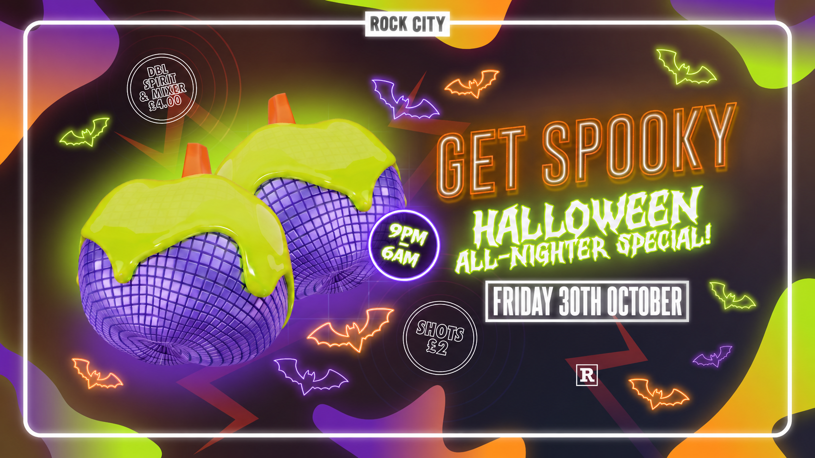 Get Spooky – Halloween All-Nighter Special! – Nottingham’s Biggest Friday Night – 30/10/26