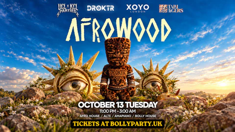 🌍 AFROWOOD LONDON | TUESDAY, OCTOBER 13🔥AFRO HOUSE. ALTÉ. AMAPIANO. BOLLY HOUSE. ONE MASSIVE NIGHT. 🌴🔥