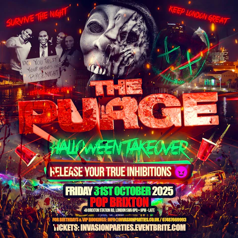 The Purge - London’s Scariest Halloween Party