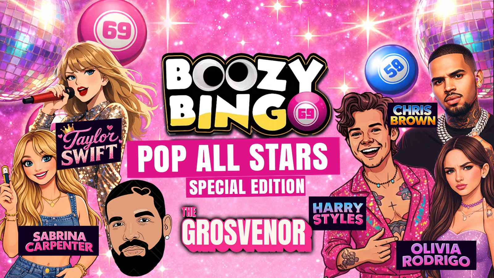 BOOZY BINGO ALL STAR EDITION 🎱😵‍💫🔥 Harry Styles / Sabrina Carpenter / Drake + More ⚠️ Manchester’s Biggest Student Bingo!