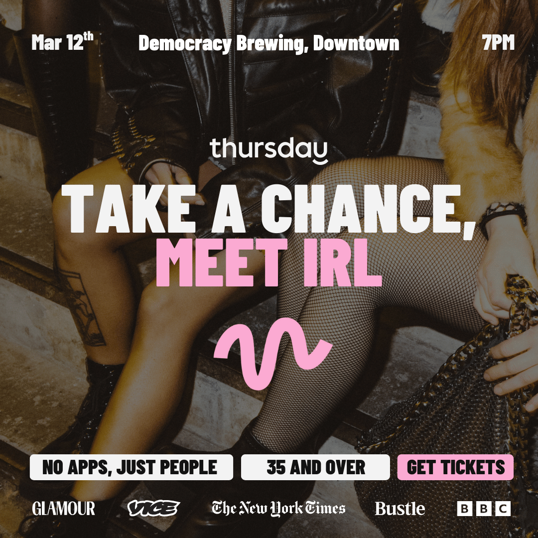 Thursday | Democracy Brewing 35+ | Downtown