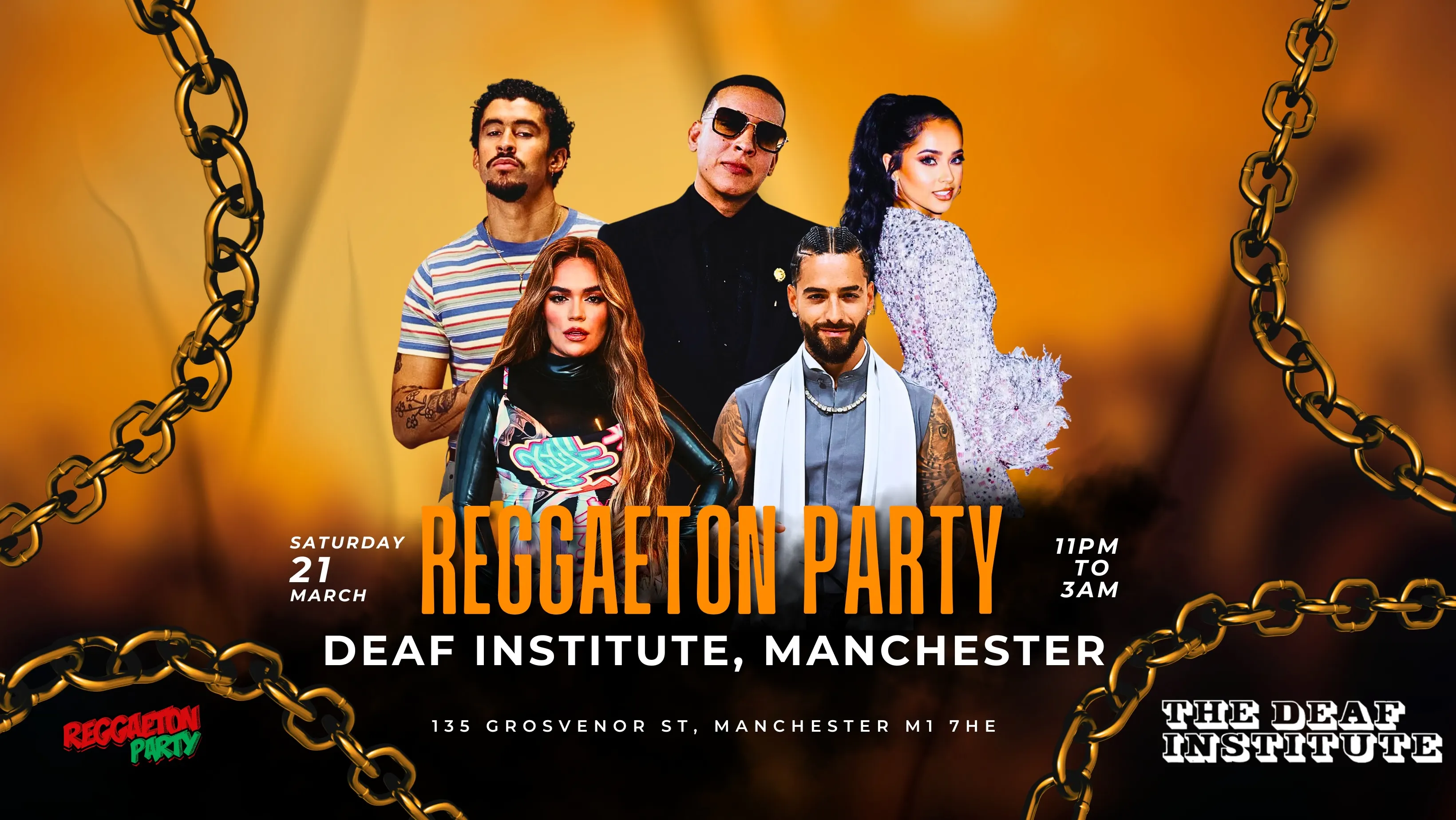 Reggaeton Party (Manchester) March 2026 at The Deaf Institute ...