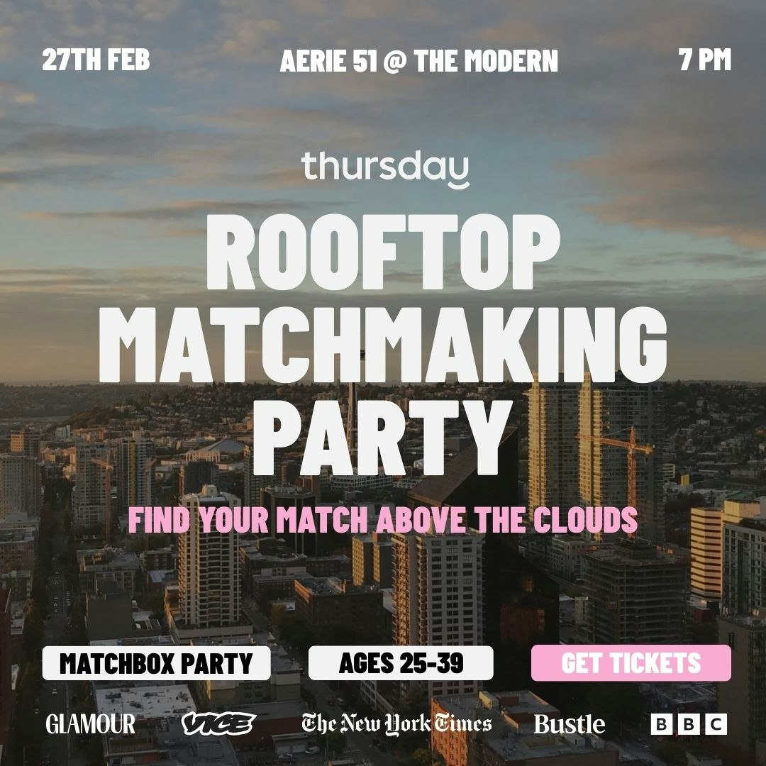 Thursday | 25-39 Matchmaking Party | The Modern Rooftop