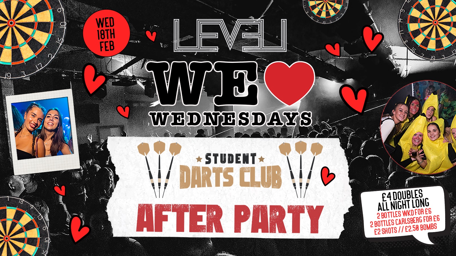 WE LOVE ❤️ WEDNESDAYS – STUDENT DARTS CLUB AFTER PARTY 🎯🪩 – LIVERPOOL’S LEGENDARY WEDNESDAY NIGHT