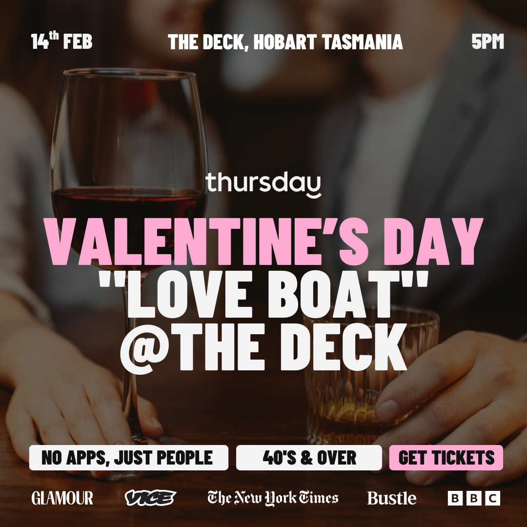 Saturday | Love Boat @The Deck: AI Matching (Powered by MatchBox) | Singles Over 40’s]