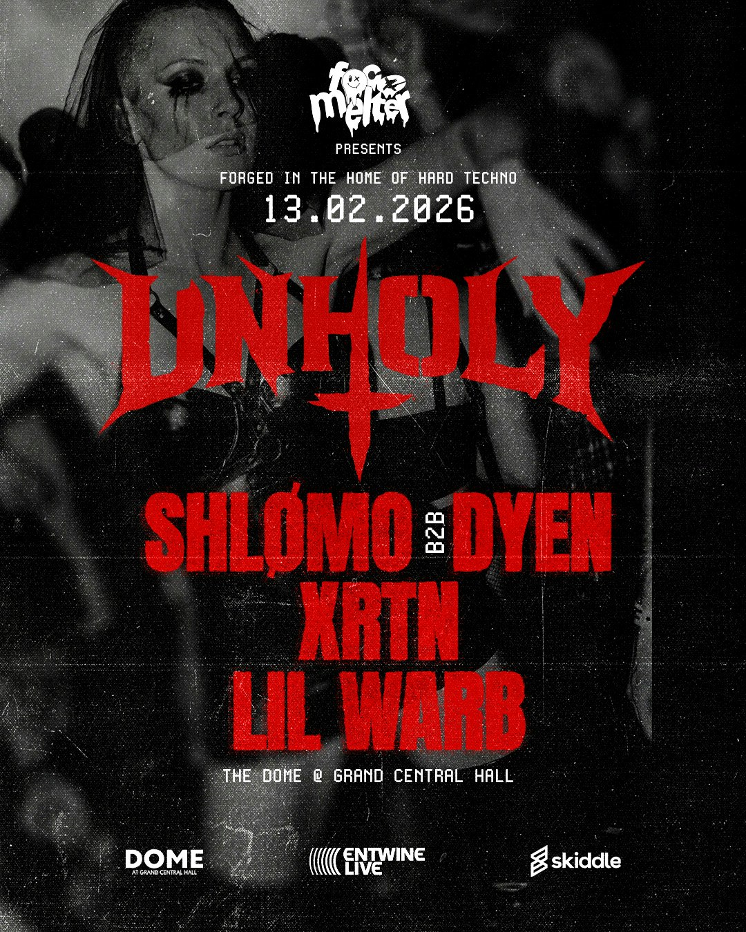 Facemelter presents Unholy: Dyen b2b Shlomo – STUDENT TICKETS ✝️📍