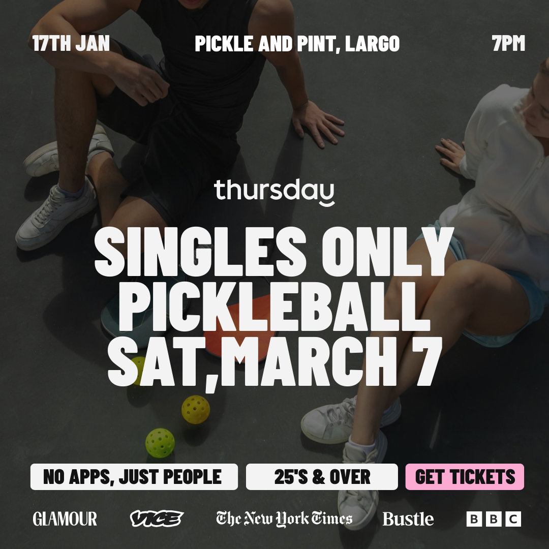 Thursday | Singles Only Pickleball | Tampa Bay