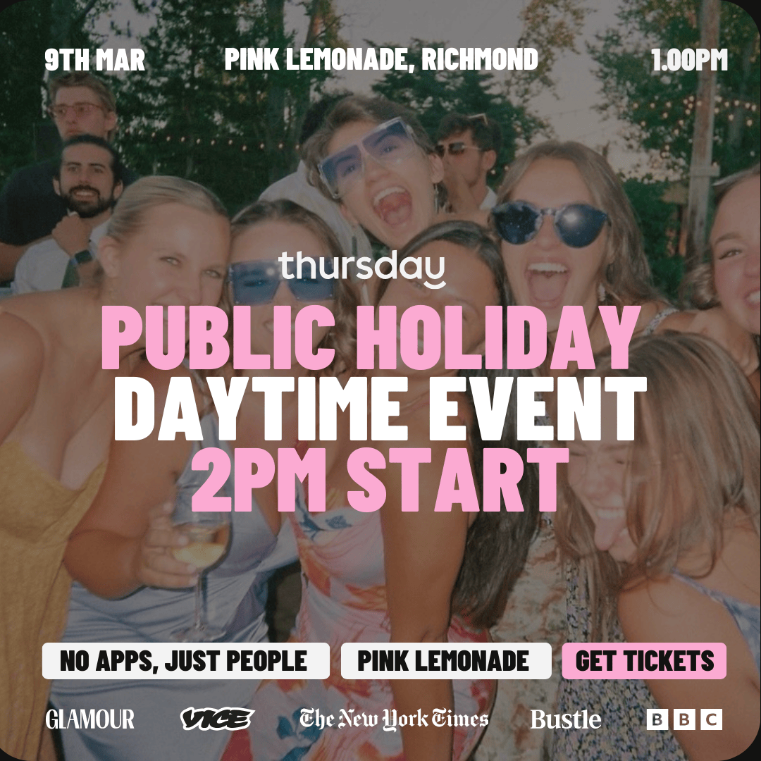 Monday | PUBLIC HOIDAY EVENT  | Richmond