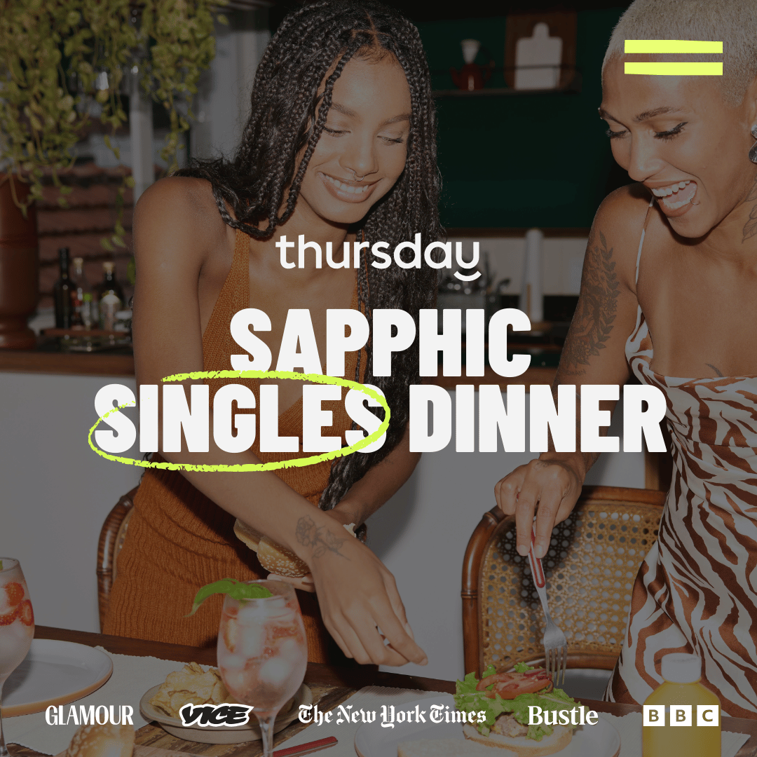 Wednesday | Secret Sapphic Singles Dinner (under 35) | Brighton