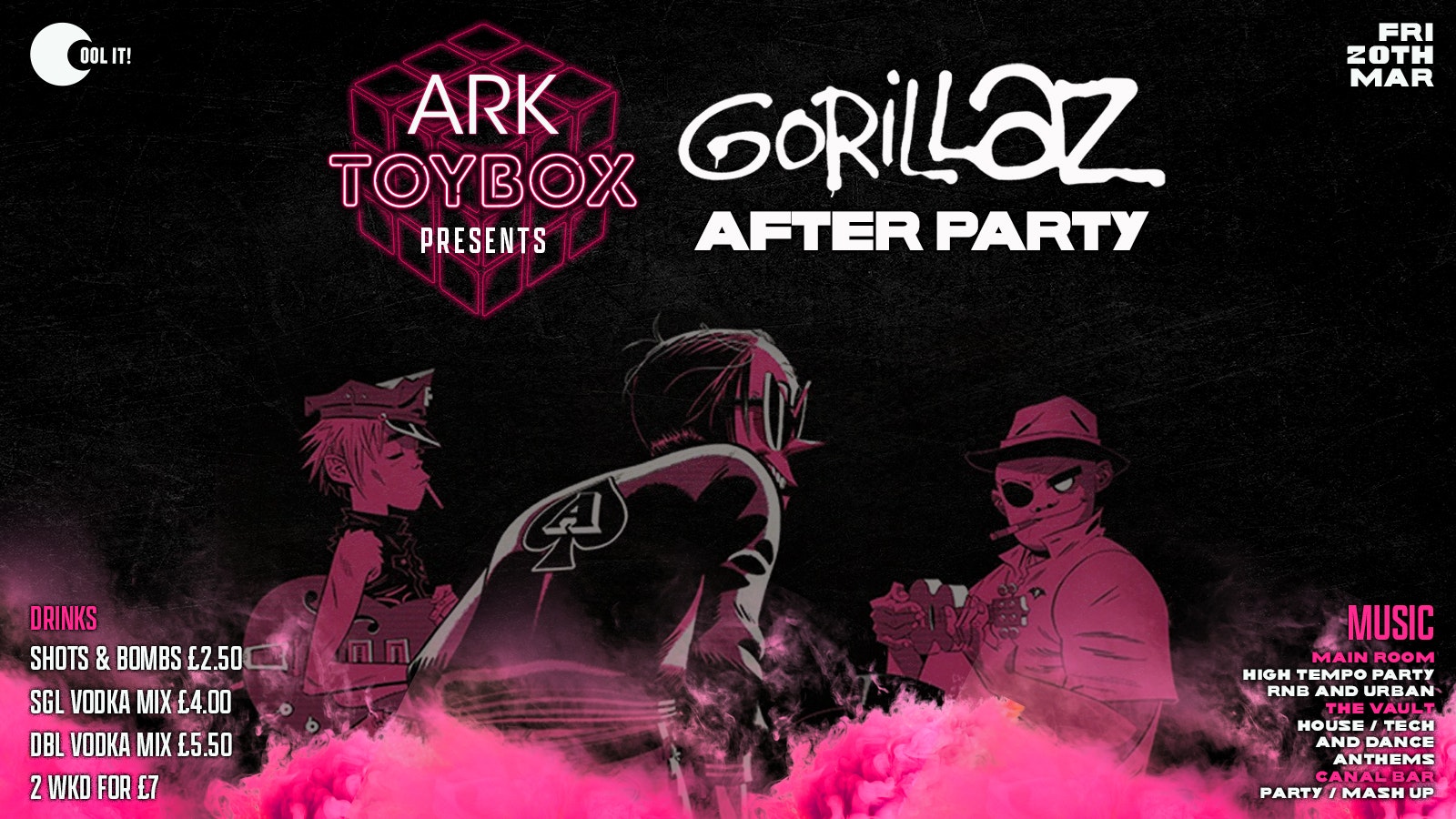 TOYBOX FRIDAYS : GORILLAZ AFTER PARTY 🎶🦍 🪩🧸 – Manchester’s No.1 Friday Night!