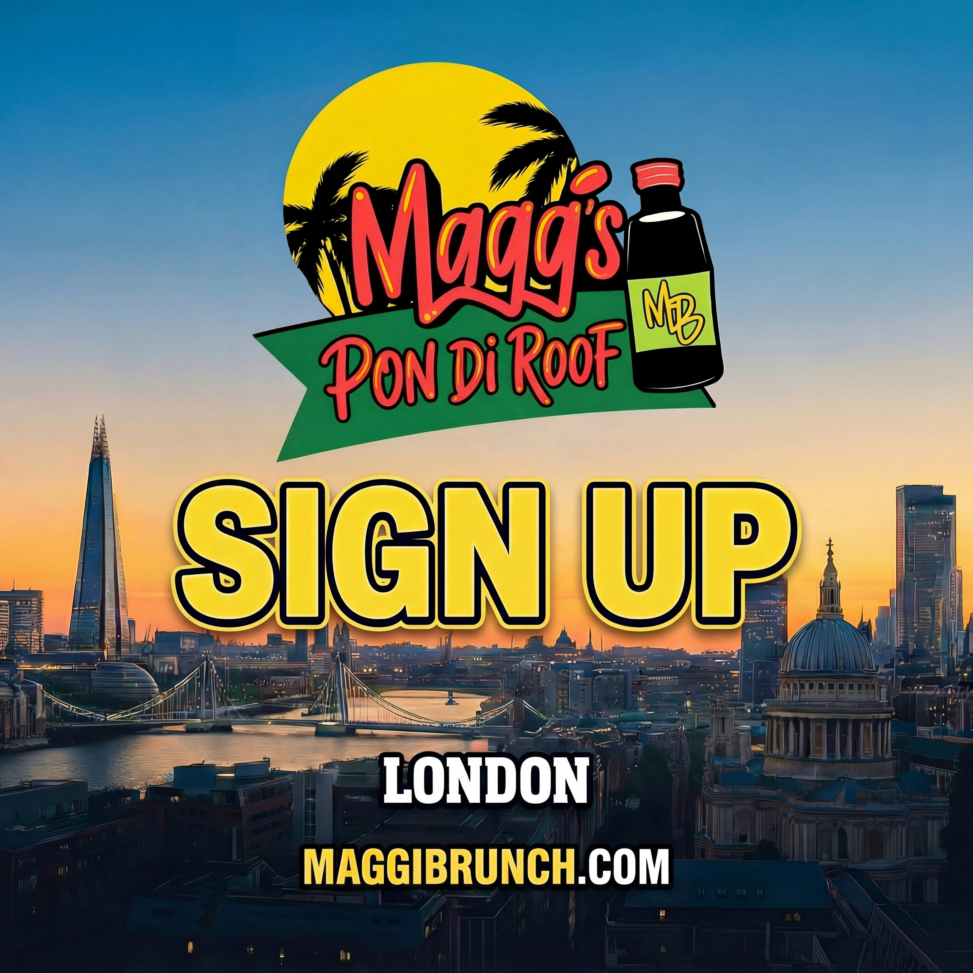Maggi’s Pon Di Roof: Dancehall & RnB Rooftop Party London